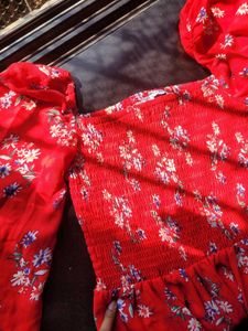 Red Midi Dress (Onepiece)