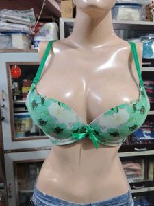 Floral Print Padded Bra