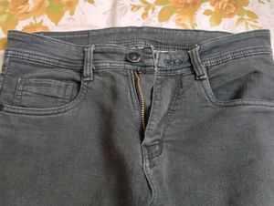 men off charcoal jeans