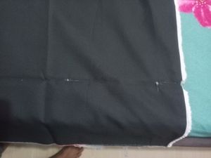 Red - Black Printed Poly Cotton Shirt Febric