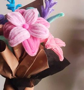 PIPE CLEANER FLOWER SINGLE STEM