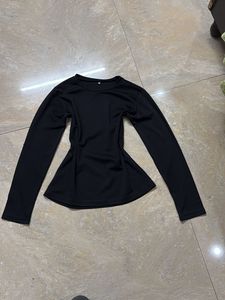 Black Long Sleeve tight fit top