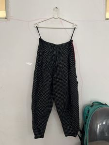 Checked Cropped Trousers