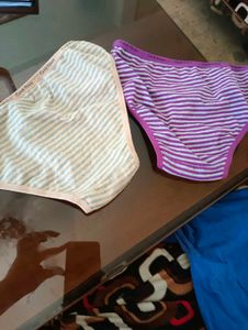 Cute Striped Cotton Briefs - Pack of 2
