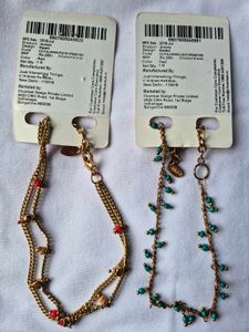 Chumbak Anklet Duo – Summer Feels &amp; Coastal Charm
