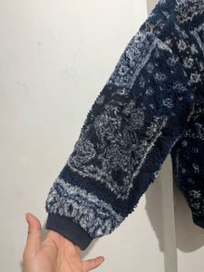 Cozy Printed Bomber Jacket