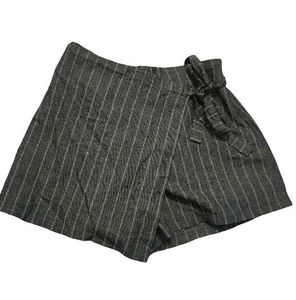 Striped Wrap Skort