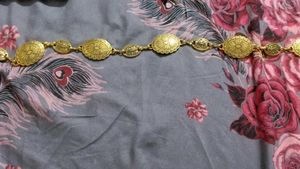 Vintage Gold Tone Chain Belt