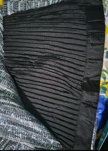 Ready To Wear Black Saree With Belt