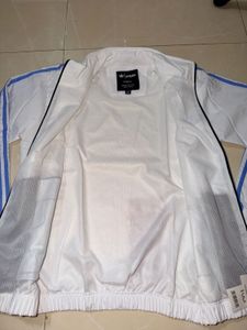 Adidas White Track Jacket