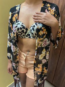 Sexy floral Shrug