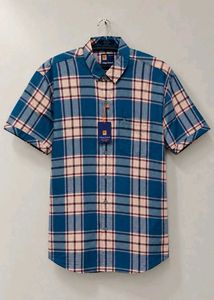Urban United Men's Blue  Half Sleeve shirt