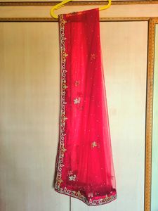 Red With Gold Embroidery Bridal Gown(Women)