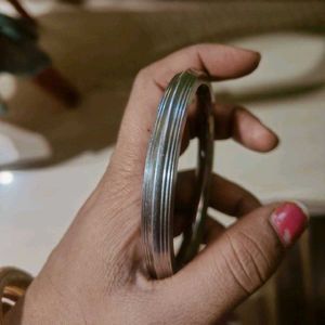 Elegant Silver Bangle Bracelet