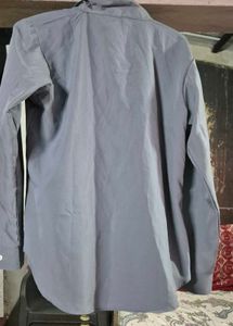 Elegant Grey Buttoned Top