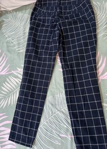 Classic Plaid Slim Fit Pants