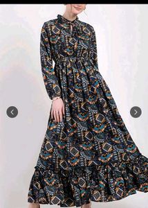 Bohemian Print Maxi Dress