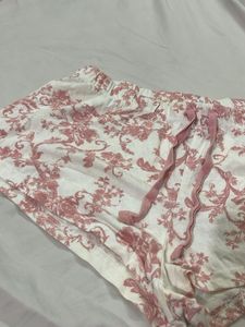 Pink Floral Pajama Shorts