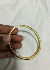 Mens Golden Kada Bracelet
