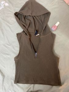 Hooded H&amp;M Sleeveless Top
