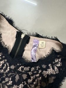 Elegant Black Lace Dress