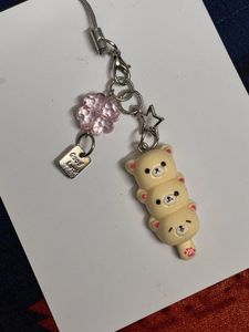Cute Stacked Bear Charm