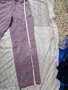 Lavender Relaxed Fit Denim Jeans