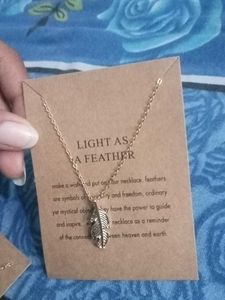 Feather &amp; Butterfly Pendant Necklaces