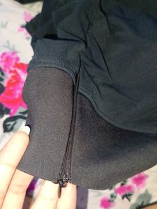 padded Sheer Black Long Sleeve Crop Top