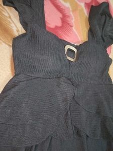 Chic Ruffle Peplum Top