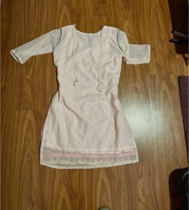 Baby Pink Kurti Set
