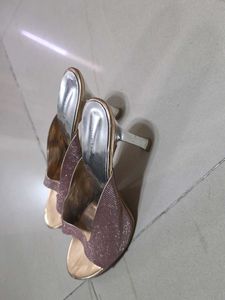 Sparkly Rose Gold Heels