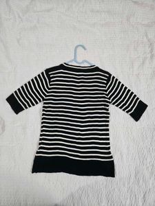 Classic Striped Knit Top fits S/M