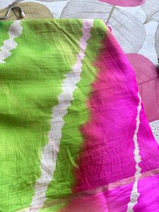 Vibrant Tie-Dye Saree