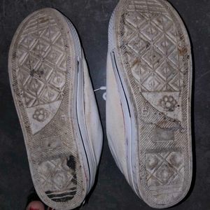 Classic White Canvas Sneakers