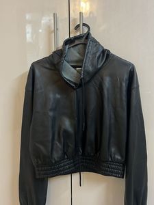 Adidas Original Leather Cropped hoodie