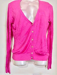 Classic V-Neck Cardigan Top