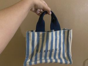 Marhen.J Striped Canvas Tote Bag
