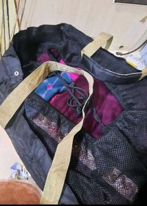 Stylish Navy Blue Gym Bag