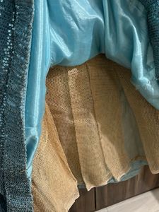 Designer Blue Sequined Lehenga Choli