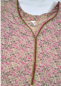 Beautiful Floral Print Kurta Frock