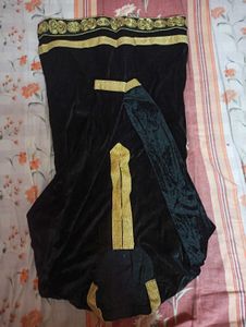 Black & Gold Kurta Set