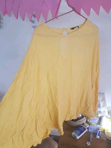 Flowy Yellow Tunic Top
