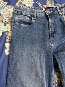 Wide leg Blue Jeans