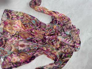 Bohemian Floral Print Maxi Dress