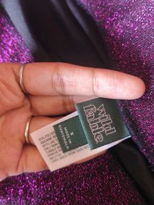 Sparkly Purple Pencil Skirt