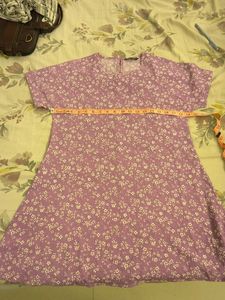 Floral Print A-Line Mini Dress