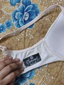 Classic White Padded Bra