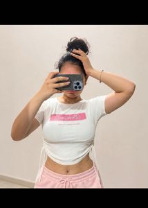 Cute White Cropped Top
