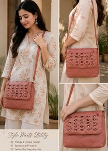 Stylish Pink Crossbody Bag